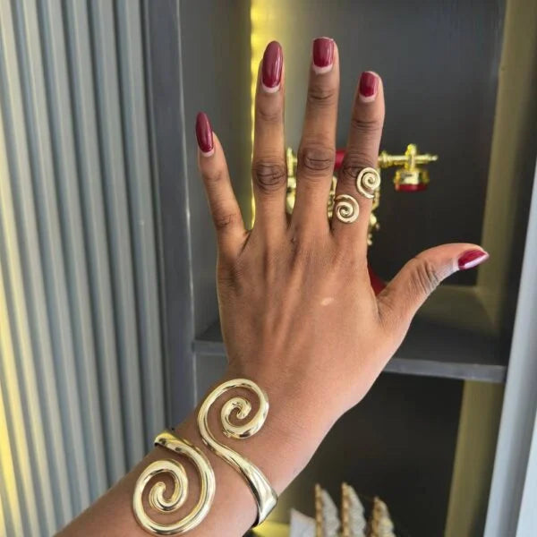 Bracelet and ring set