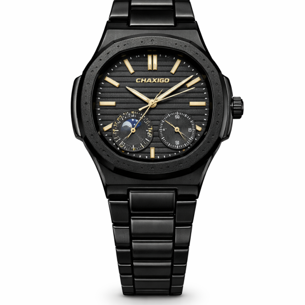 Chaxigo constellation black male watch