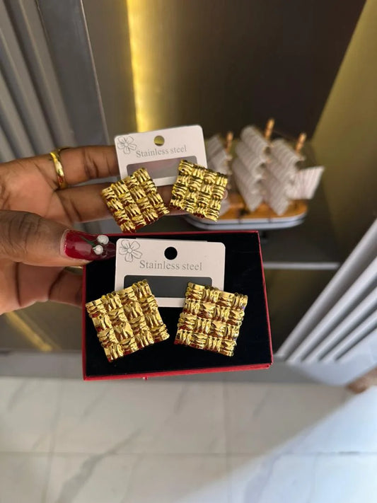 A+ stainless steel earrings