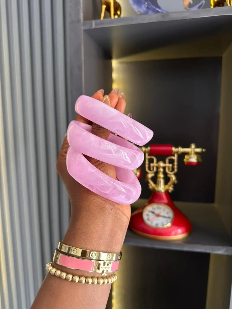 Baddie resin bracelet