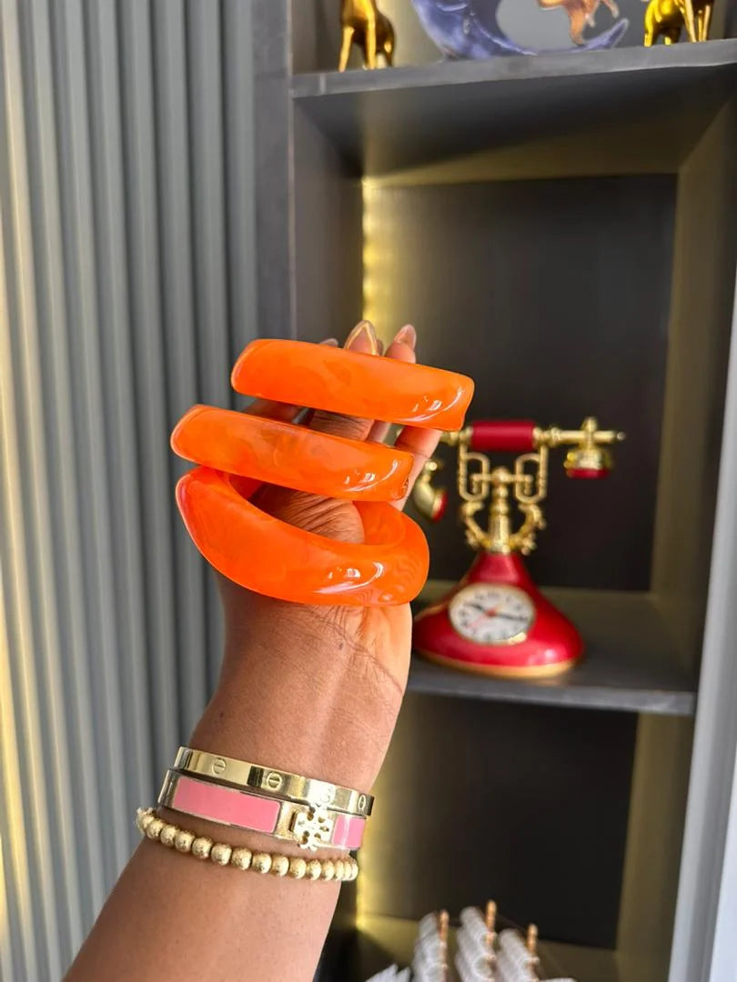 Baddie resin bracelet