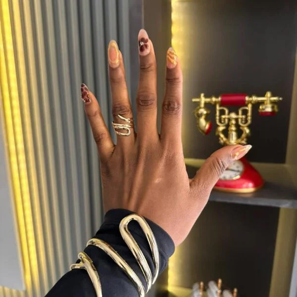 Amiga bracelet and ring set