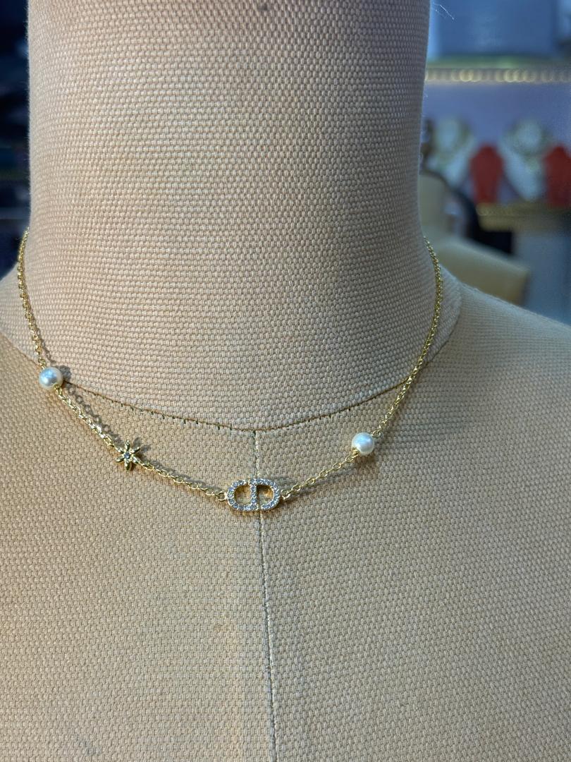 Dior Petite CD Daisy Necklace[Replica]