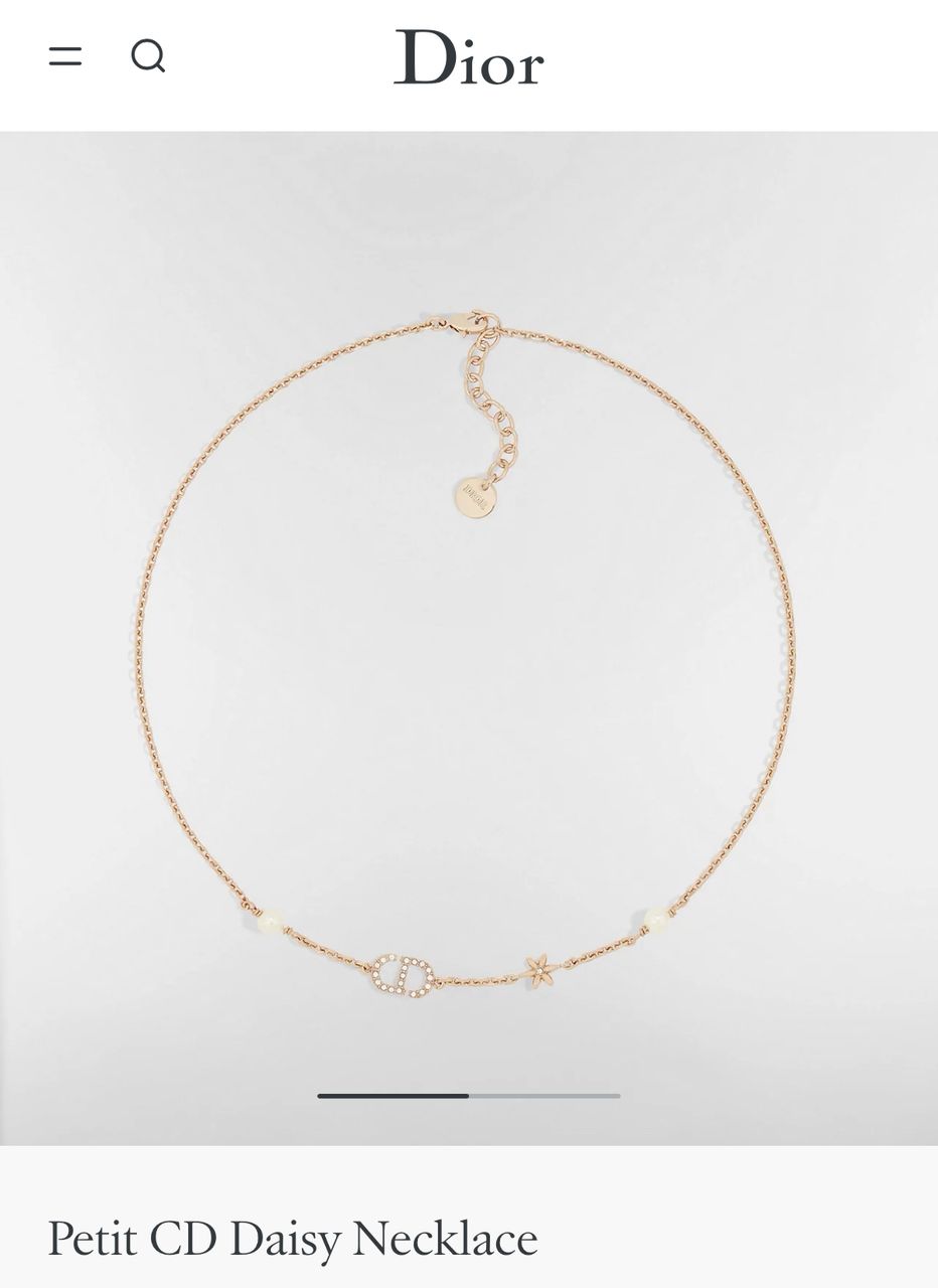 Dior Petite CD Daisy Necklace[Replica]