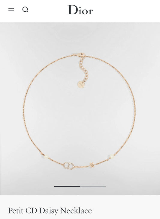 Dior Petite CD Daisy Necklace[Replica]