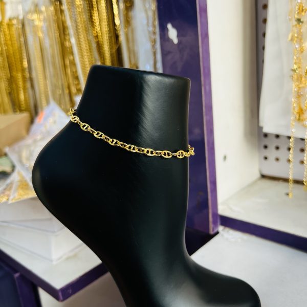 Gold anklets