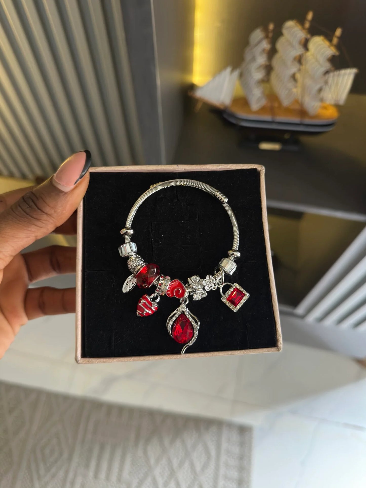 Luxury charm bracelet