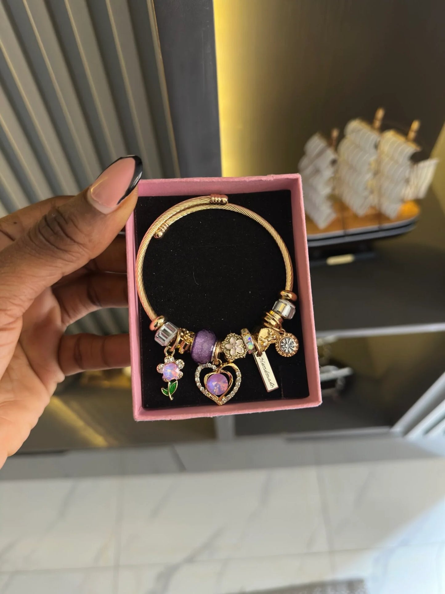 Luxury charm bracelet