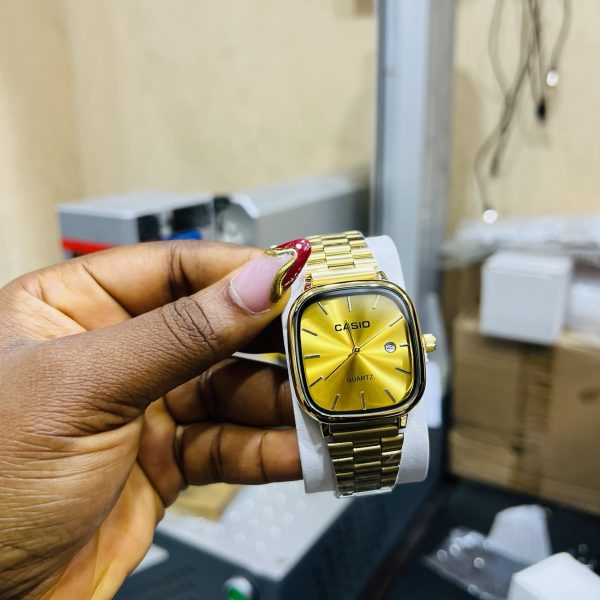 Casio gold watch