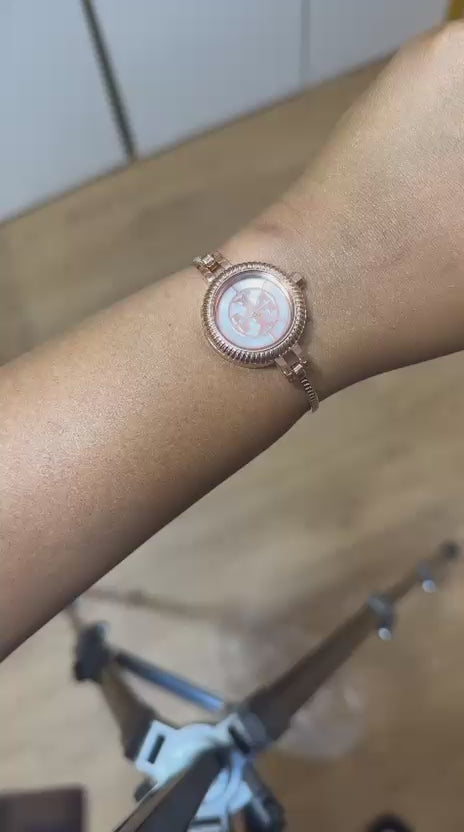 Tory Burch Reva Bangle Watch Gift Set, Gold/Multi-Colour