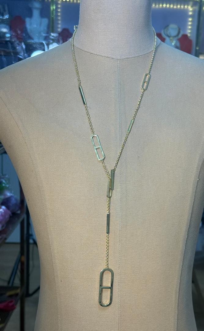 Hermes sterling silver Ever Chaine D'Ancre Long Necklace